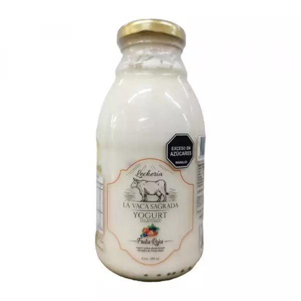 YOGURT LA VACA SAGRADA DESLACTOSADO FRUTOS ROJOS X280ml