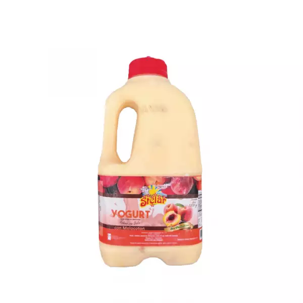 YOGURT STELAR GARRAFA MELOCOTON X1000ml