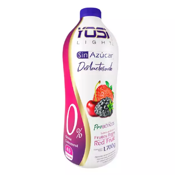 YOGURT YOSI LIGHT GARRAFA FRUTOS ROJOS X1700g