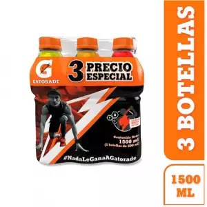 *BEBID HIDRATANTE GATORADE SURTIDA X3 X500 ml