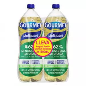ACEITE VEGETAL GOURMET MULTIUSOS X2u X1800ml