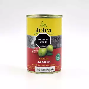 ACEITUNA RELLENA JAMÓN JOLCA X300g