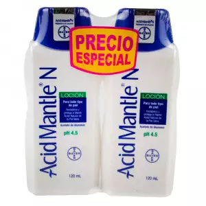 ACID MANTLE LOCIÓN X120ml X2 PRECIO ESPECIAL