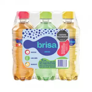 AGUA SABORIZADA BRISA SURTIDA X6 X280ml
