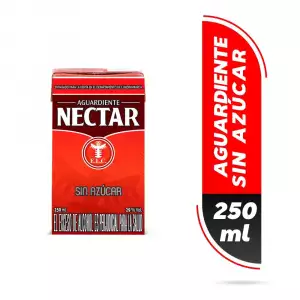 AGUARDIENTE NECTAR ROJO SIN AZUC X250ml