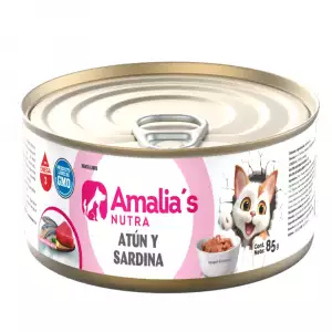 AMALIAS NUTRA GATO ATUN SARDINA LATA X85g