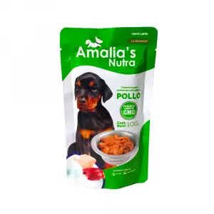 AMALIAS NUTRA POUCH POLLO X100g