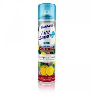 AMBIENTADOR BINNER DESINF AIRE SANO EUCALIPTOX250ml