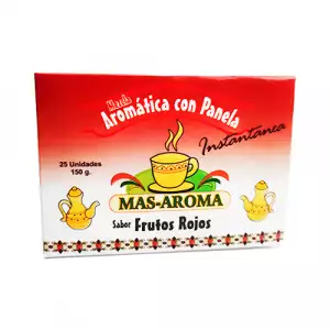 AROMATICA PANELA MAS - AROMA FRUTOS ROJOS X25 SOBRES