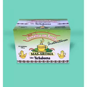 AROMATICA PANELA MAS - AROMA YERBABUENA X25 SOBRES
