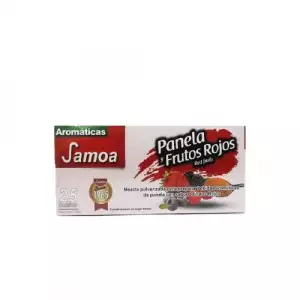 AROMATICA PANELA SAMOA FRUTOS ROJOS X25 SOBRES