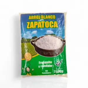 ARROZ BLANCO ZAPATOCA X2500g