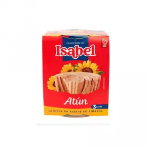 ATUN ISABEL LOMITOS EN ACEITE DE GIRASOL X3 UND X160 GR