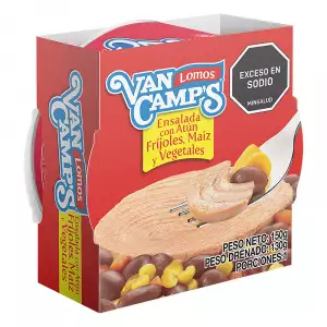 ATUN VANCAMPS FRIJOL MAIZ VEGETALES X150g