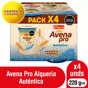 AVENA PRO ALQUERIA AUTENTICA CON EXTRA MAGNESIO X220g X4u