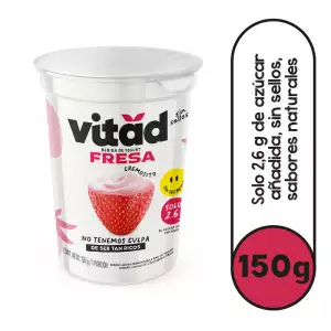 BEBIDA DE YOGURT VITAD FRESA SIN SELLOS X150g