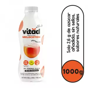BEBIDA DE YOGURT VITAD MELOCOTON SIN SELLOS X1000g