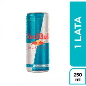 BEBIDA ENERGIZANTE RED BULL SUGAR - FREE SIN AZÚCAR LATA X250ml