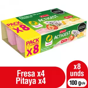 BEBIDA LÁCTEA ACTIGEST CUCHAREABLE X8 X100g