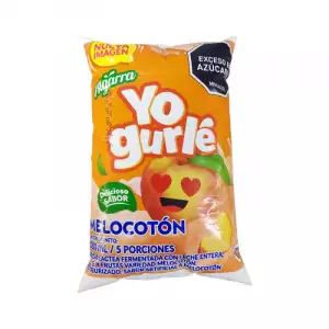 BEBIDA LÁCTEA ALGARRA YOGURLE MELOCOTÓN BOLSA X1000g