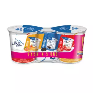 BEBIDA LÁCTEA PARMALAT VASO SURTIDO X3U X120g