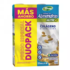 BEBIDA LÍQUIDA ALMENDRA TONING VAINILLA X2 X946ml