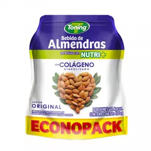 BEBIDA POLVO ALMENDRA TONING ORIGINAL COLÁGENO X400g