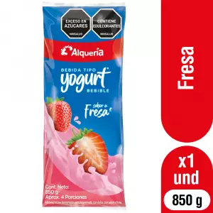 BEBIDA TIPO YOGURT ALQUERIA FRESA BOLSA X850g