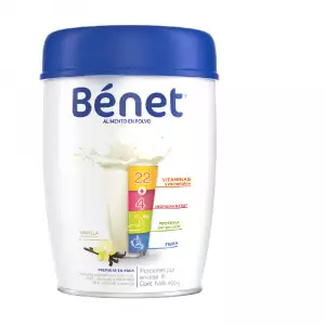 BENET VAINILLA SIN AZÚCAR X400g
