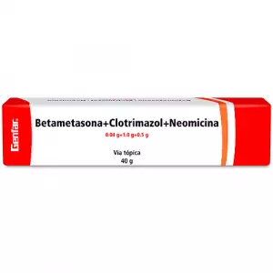 BETAMETASONA + CLOTRIMAZOL + NEOMICINA CREMA GENFAR X40g