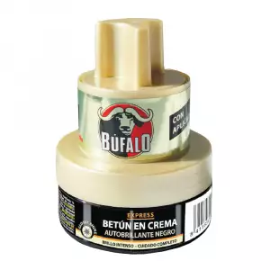 BETÚN BÚFALO CREMA AUTOBRILLANTE NEGRO X40ml