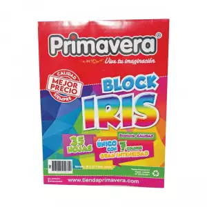 BLOCK IRIS PRIMAVERA ORIGINAL 35 HOJAS