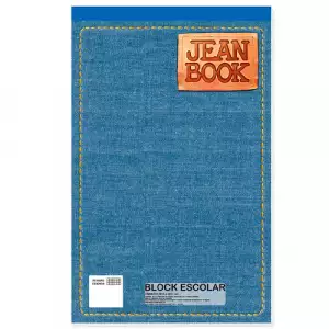 BLOCK JEAN BOOK OFICIO CUADROS X70 HOJAS