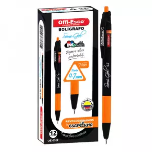 BOLIGRAFO OE SEMI GEL RT NEGRO 055F X12un