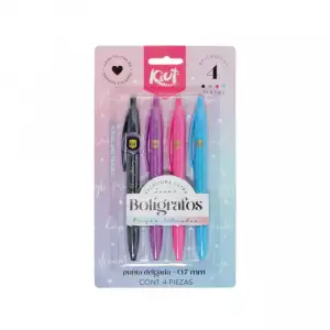 BOLIGRAFOS KIUT SURT X4u