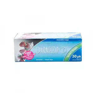 BOLSA DARNELZIP RESELLABLE QUART 30CT
