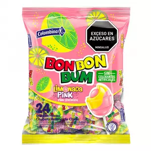 BON BON BUM LIMONADA PINK X24u