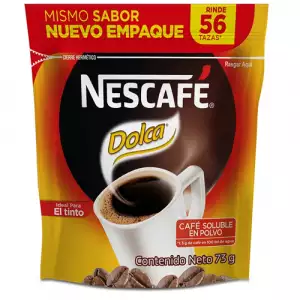 CAFÉ INSTANTANEO NESCAFÉ DOLCA X73g