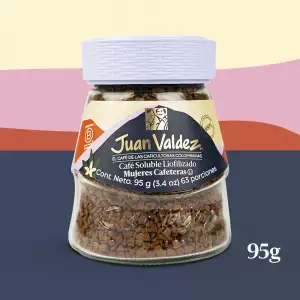 CAFE LIOFILIZADO JUAN VALDEZ MUJERES CAFETERAS X95g