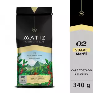 CAFÉ TOSTADO MATIZ MARFIL X340g