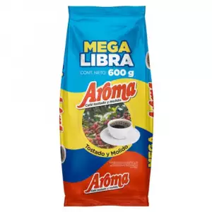 CAFÉ TOSTADO MOLIDO AROMA X600g