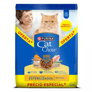 CAT CHOW ADULTO ESTERILIZADO X500g PRECIO ESPECIAL