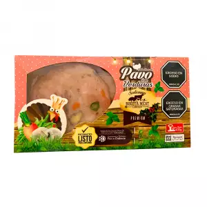 CENA NAVIDAD SURTICARNES PAVO RELLENO VERDURAS BOLSA X400g