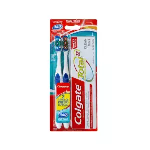 CEPILLO DENTAL COLGATE 360 X2u+ CREMA DENTAL TOTAL X75ml