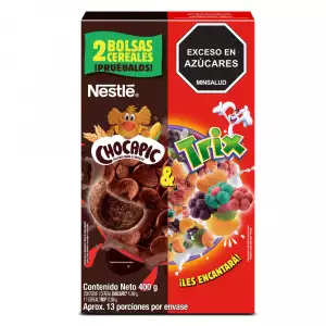 CEREAL CHOCAPIC X200g+ CEREAL TRIX X200g