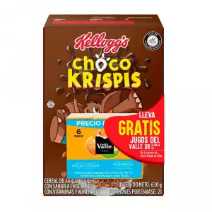 CEREAL KELLOGGS CHOCO KRISPIS X630g+JUGO