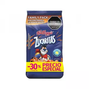 CEREAL KELLOGGS ZUCARITAS BOLSA X360g -30% PRECIO ESPECIAL