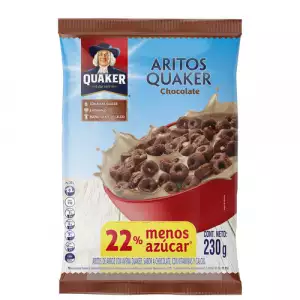 CEREAL QUAKER ARITOS CHOCOLATE X230g