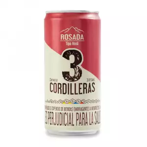 CERVEZA 3 CORDILLERAS ROSADA LATA X269ml