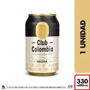 CERVEZA CLUB COLOMBIA NEGRA X330ml